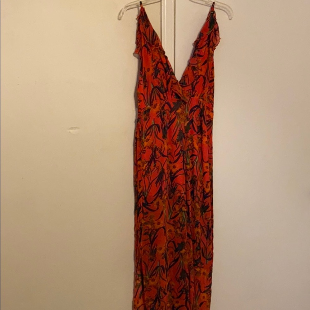 Jumpsuit with side slits